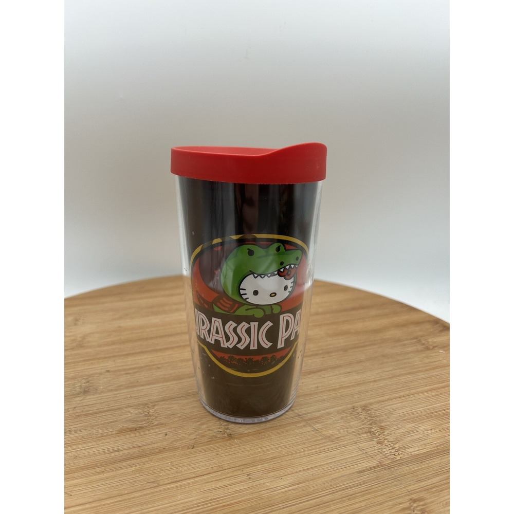 Universal‎ Studios Jurassic Park Hello Kitty 16 oz Tervis Tumbler Travel Mug Cup